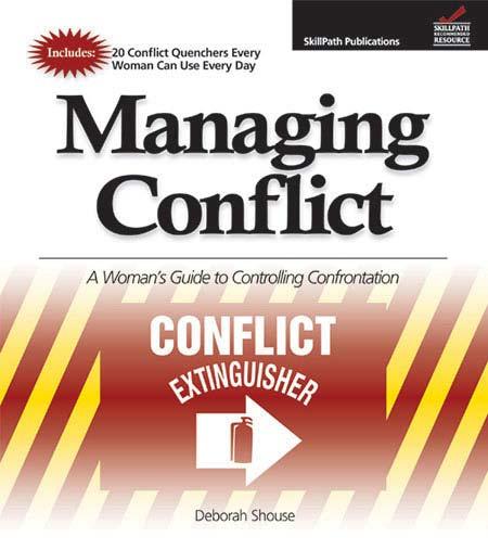 An image of a book cover titled Managing Conflict A Women's Guide to Controlling Confrontation