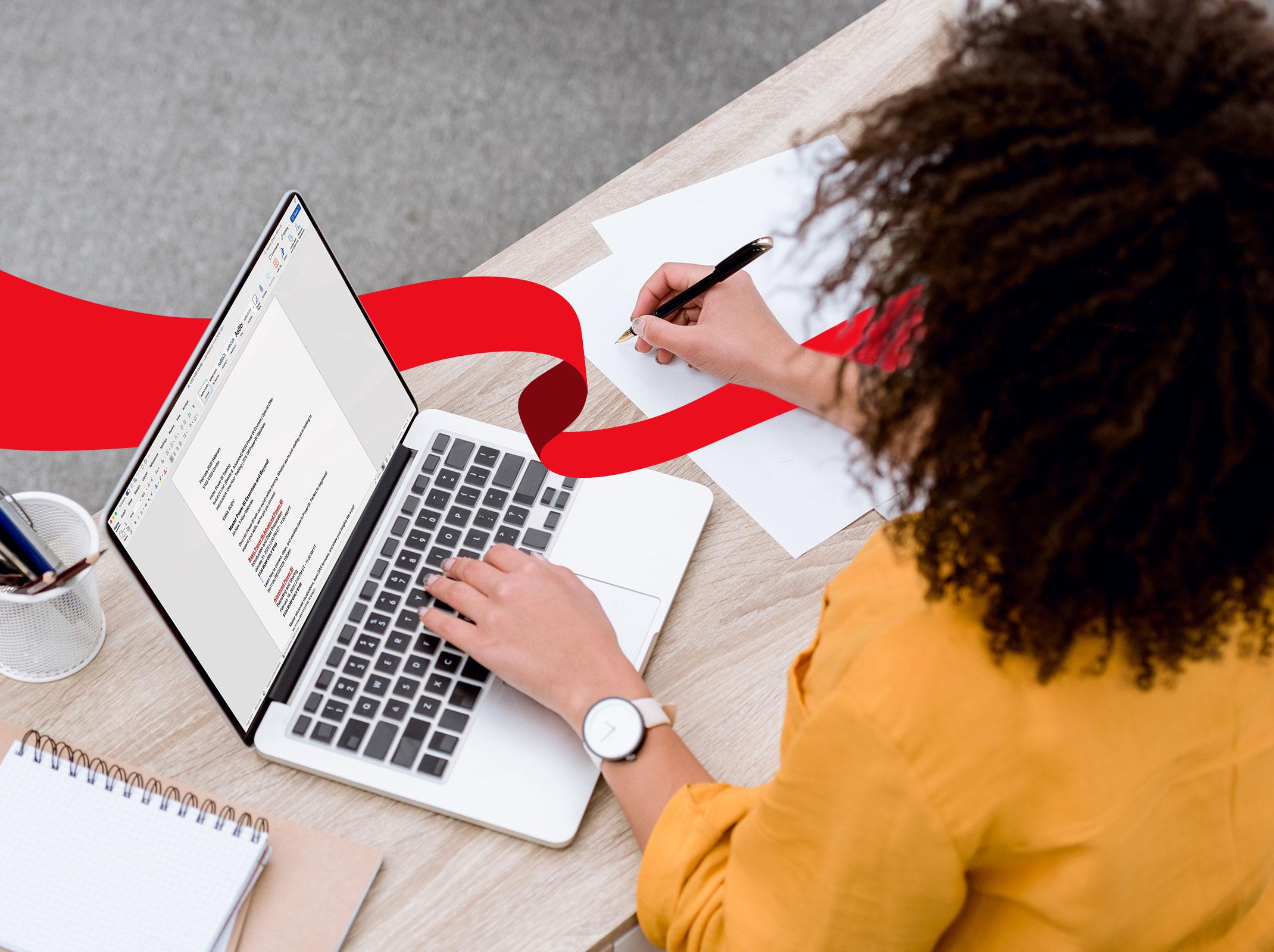 Business Professional using proper grammar and punctuation in correspondence