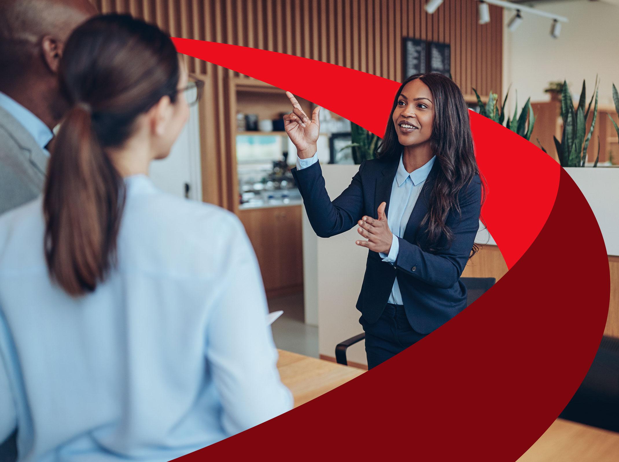 Front Desk professional practicing gatekeeping strategies will helping a visitor