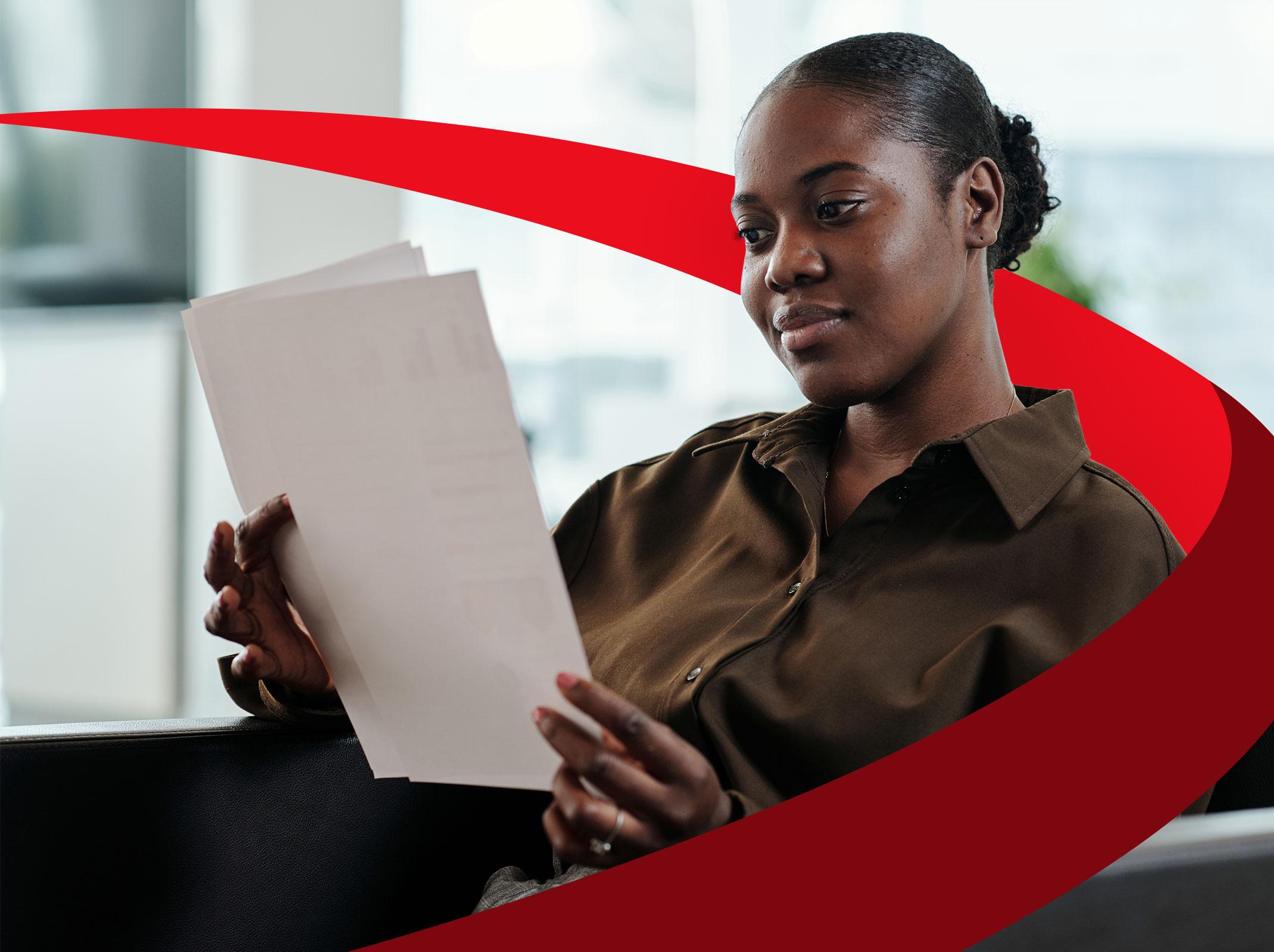 HR professional reading EEO-1 Compliance Report